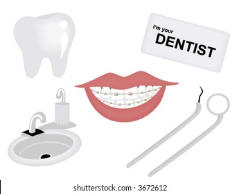 Dental Icons -Vector