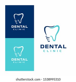 Dental Implant Clinic Logo Design Vector Icon