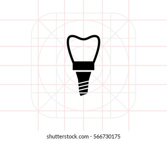 Dental Implant Icon