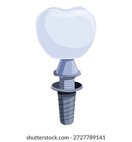 Implante dentário restaurando um dente perdido, garantindo um sorriso saudável e confiante