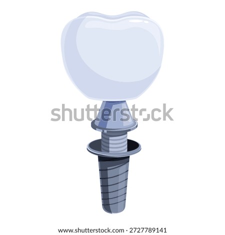 Dental implant restoring a missing tooth, ensuring a healthy and confident smile
