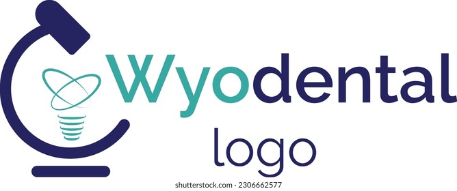  Dental Implants logo design vector