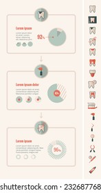 Dental Infographic Elements.