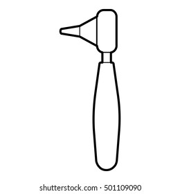Dental instrument icon. Outline illustration of dental instrument vector icon for web