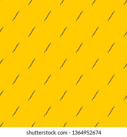 Dental instrument, probe pattern seamless vector repeat geometric yellow for any design