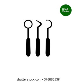 Dental instruments icon