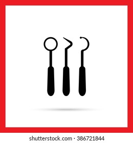 Dental instruments icon