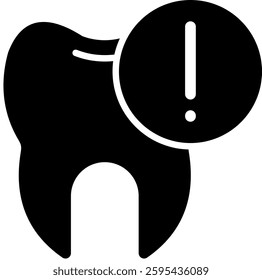 Dental Irregularities Icon Element For Design
