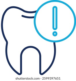 Dental Irregularities Icon Element For Design