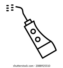 Dental Irrigator icon vector image. Can also be used for web apps, mobile apps and print media.