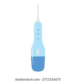 Vector de irrigador dental, ilustración de hilo dental de agua. Boceto de dispositivo de hilo dental de agua, irrigador oral. Regador dental del PDA, herramienta eléctrica de la limpieza