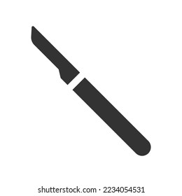 Dental knife icon, Vector Graphics