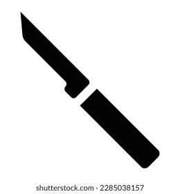 Icono Dental Knife Icono Vector Ilustración gráfica