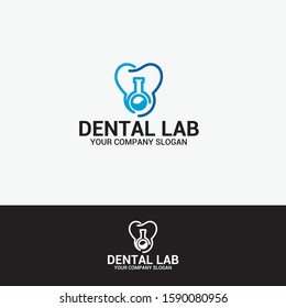 DENTAL LAB Vector Logo Design Template