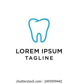 dental label protection template illustration abstract stomatology mouth graphic oral element
