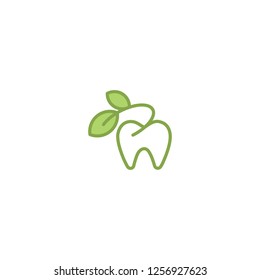 Dental Leaf Naturally Creative Abstract Business Logo
