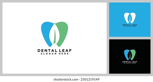 Vector de diseño de naturaleza de hoja dental