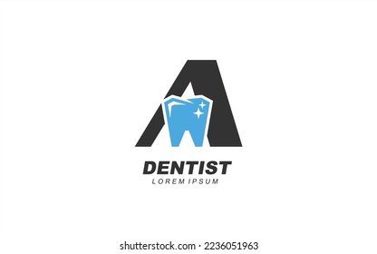 Ein Logo-Vektor für Dentalbriefe für Ihre Marke mit modernem Stil.