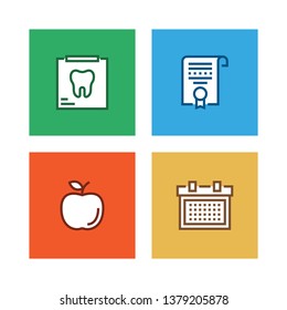 DENTAL LINE ICON SET