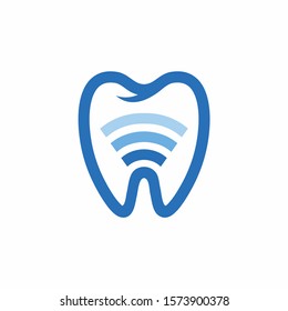 Dental logo accompanied signal concept