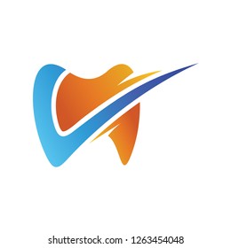 Dental logo checklist, Letter V logo in the form of a tooth