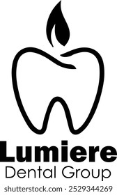 Logotipo dental para un tintineo