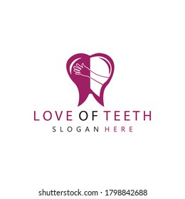 DISEÑO DE PLANTILLA DE VECTOR DE COLOR DE LOGO DENTAL
