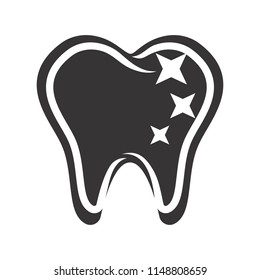 Dental logo. Dentist Icon. Orthodontic symbol. Vector eps 08.