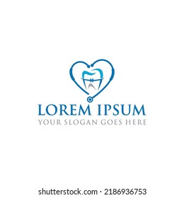 logotipo dental , vector del logotipo del dentista