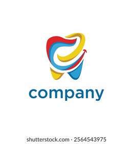 Dental logo design. Dental care logo. Vector illustration.