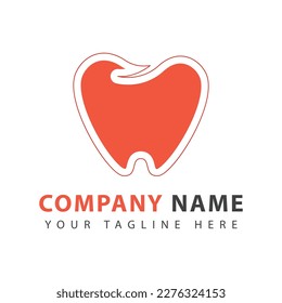 Diseño del logo dental. Icono vectorial de clínica dental