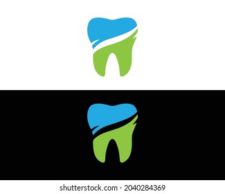 Plantilla vectorial de diseño de logotipo dental.
