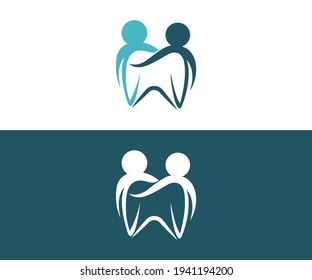 Dental Logo Design. Creative Dentist Logo. creative dental clinic logo. dental vector