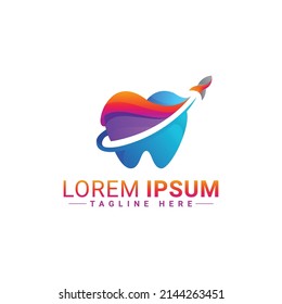 Dental Logo Design, Creative Dentist Logo. Dental Clinic Creative Company Vector Logo.