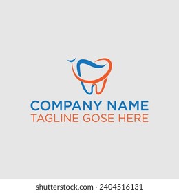 Dental Logo Design. Creative Dentist . Dental Clinic Creative Company Vector,  care logo design vector illustration. Dental logo. Orthodontic logo, Dental Clinic  Teeth Tooth abstract design  vector .