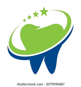 Dental logo design icon editable vector template. Dentist symbol logos with teeth element for business.