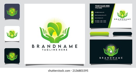 Dental logo design Premium Vector