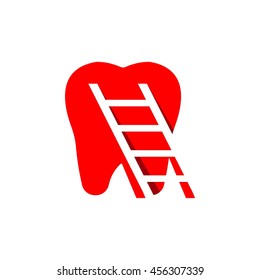 Dental Logo Design.  Stock vector for dentist clinic with abstract tooth.