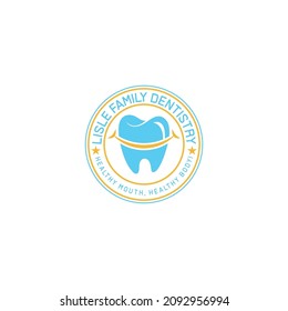 Dental  logo design and template. 