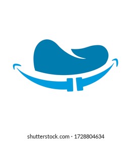 Dental logo design template. Tooth creative symbol. dental health clinic