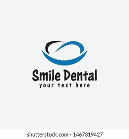 Dental logo design template vector isolated illustration