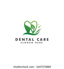Dental logo design template vector illustration