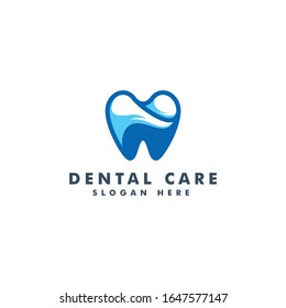 Dental logo design template vector illustration