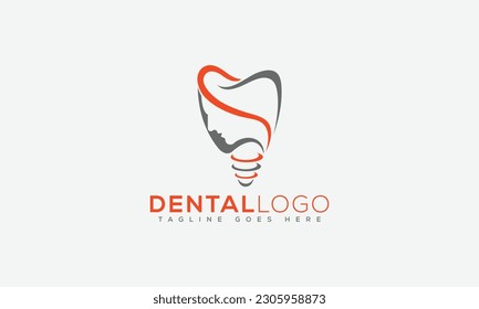 Dental logo Design Template Vector Graphic Branding Element.