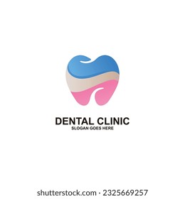 Diseño de logotipos dentales en vectores