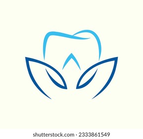 Vector de diseño del logo dental. logotipo vectorial de clínica dental