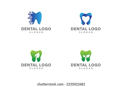 Design-Vektorgrafik-Design mit Dental-Logo