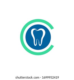 dental logo design vector illustration