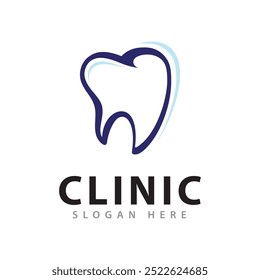 Dental logo design vector illustration