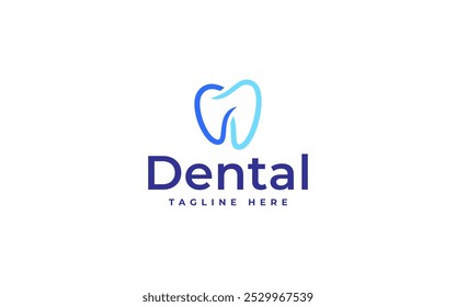 ilustração de vetor de design de logotipo dental